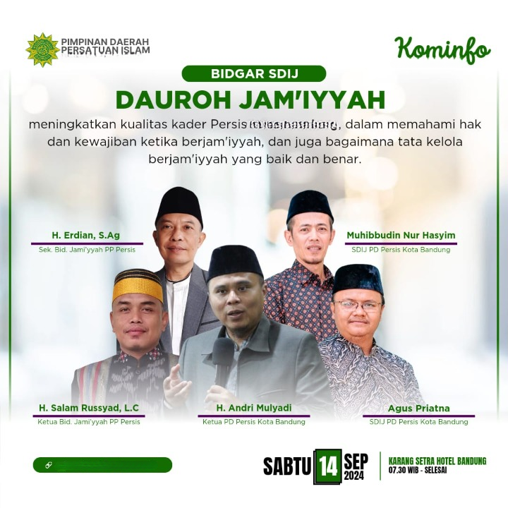 Dauroh Jamiyyah SDIJ PD PERSIS Kabupaten Demak